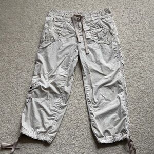 Khaki Calvin Klein Jeans Crop Pants